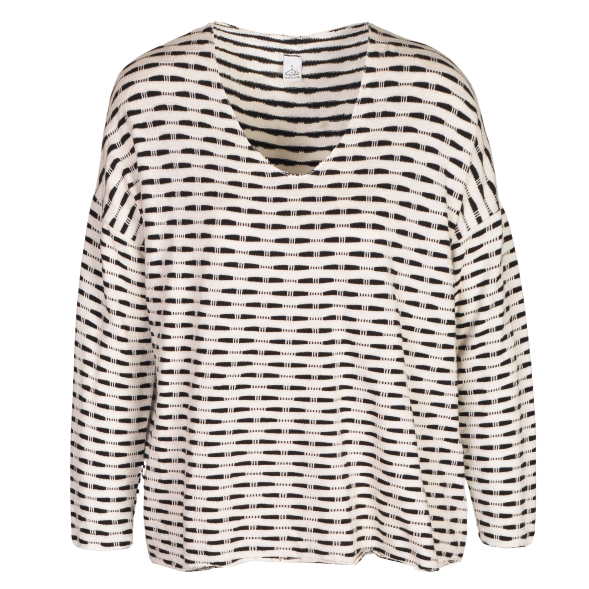 Striped knit top