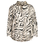 Swirl print shirt