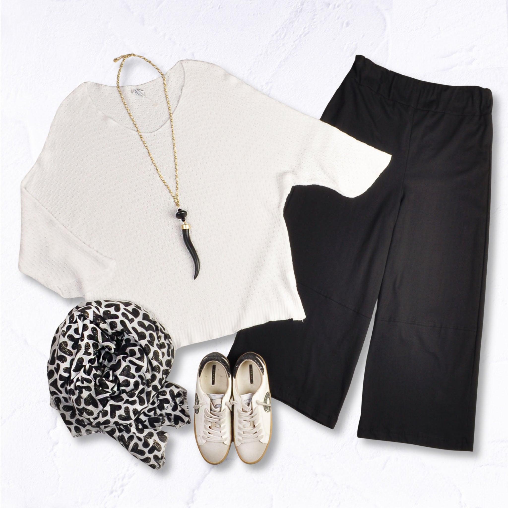 Holey knit top