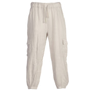 Balloon cargo linen pants