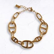 Stainless steel chain link bracelet