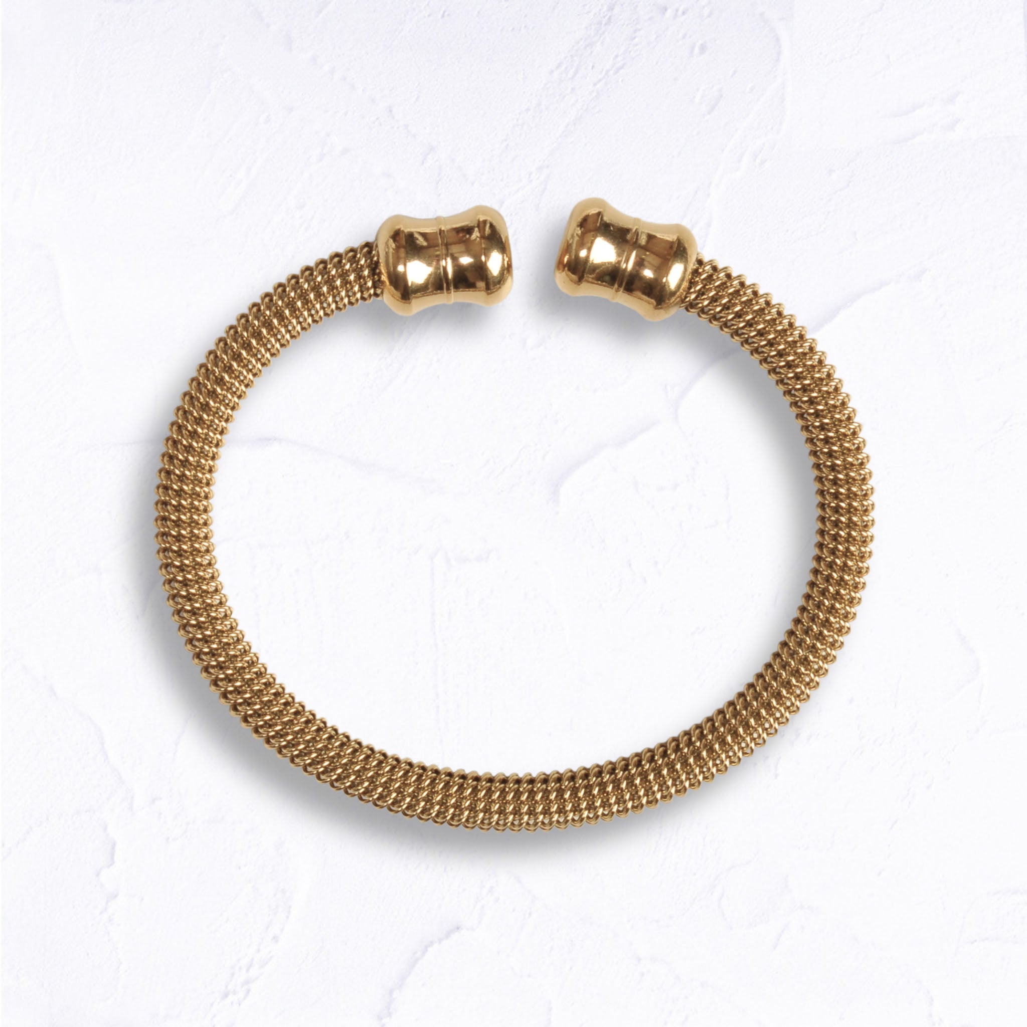 Mesh stainless steel bracelet