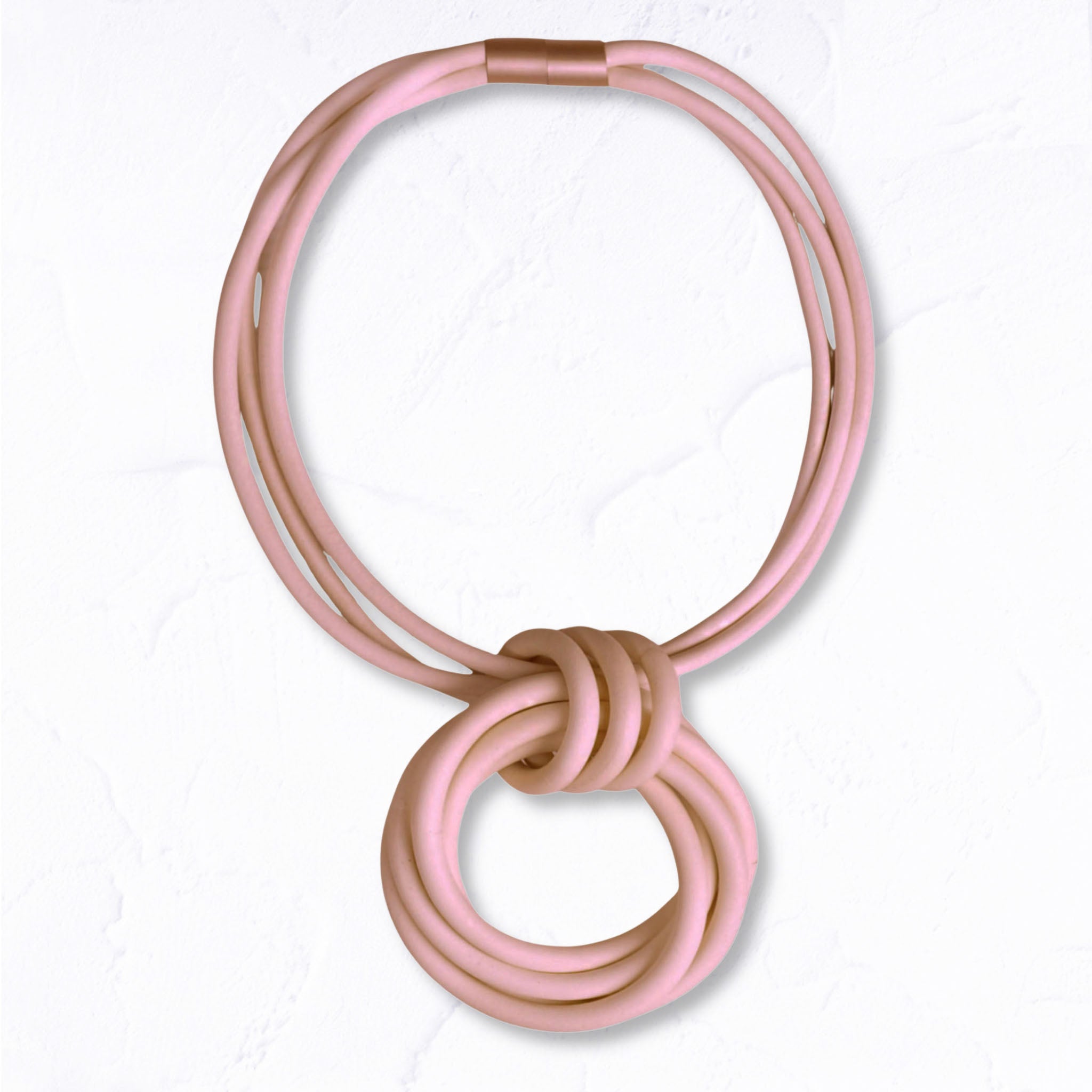 Multi rubber string necklace