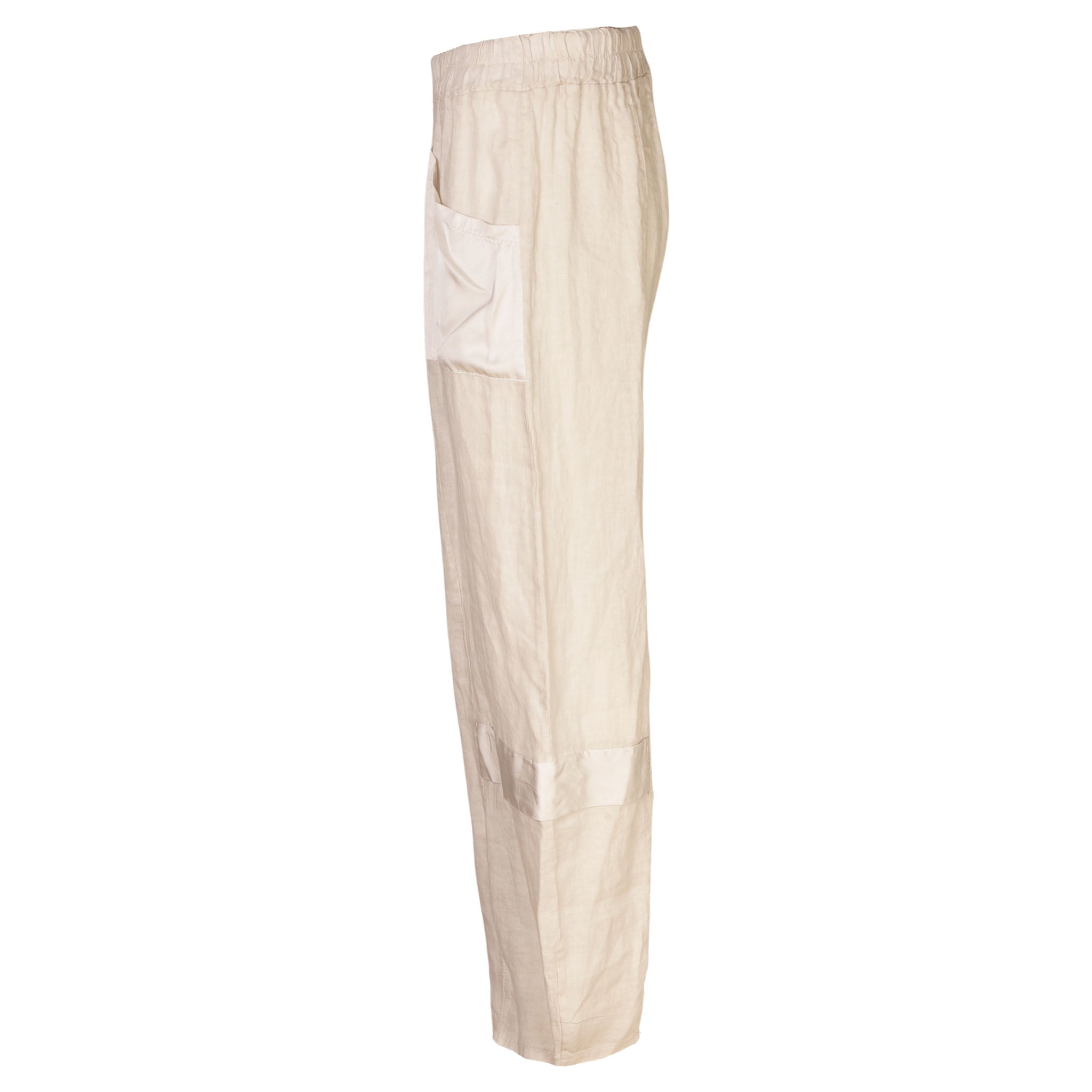 Two textured linen pant