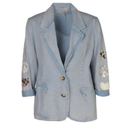 Denim blazer