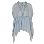 raw edge pointy top