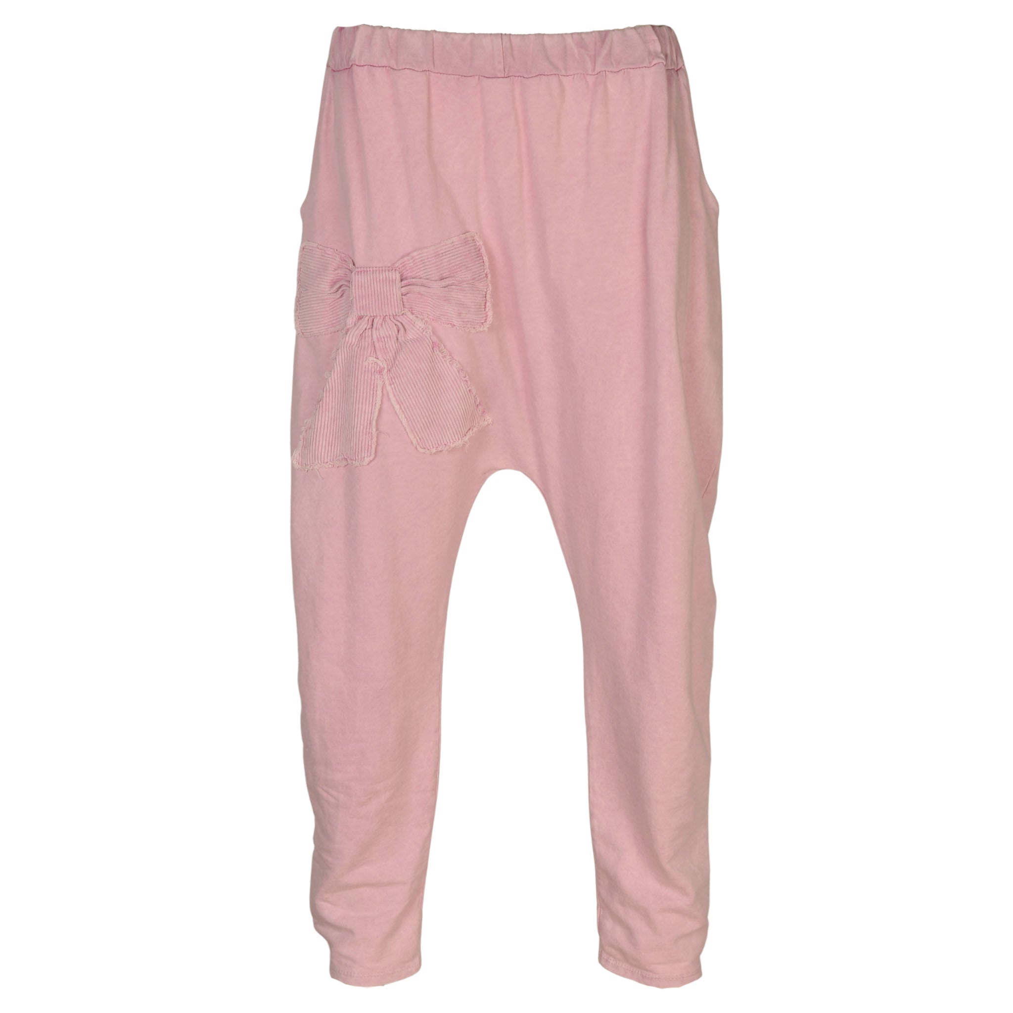 Giant bow harem track pant