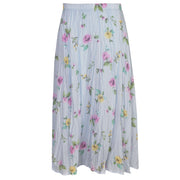 Floral print swing skirt