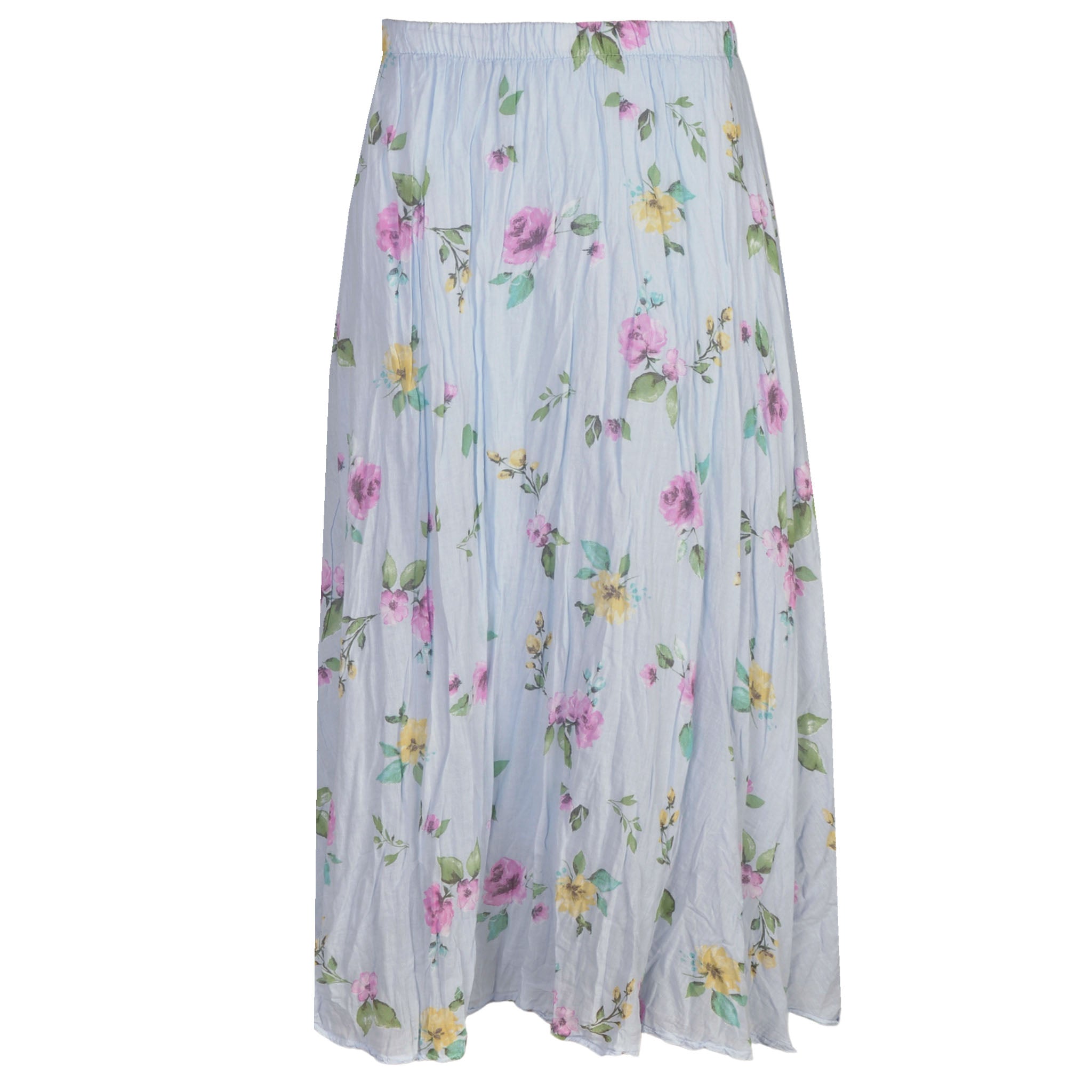 Floral print swing skirt