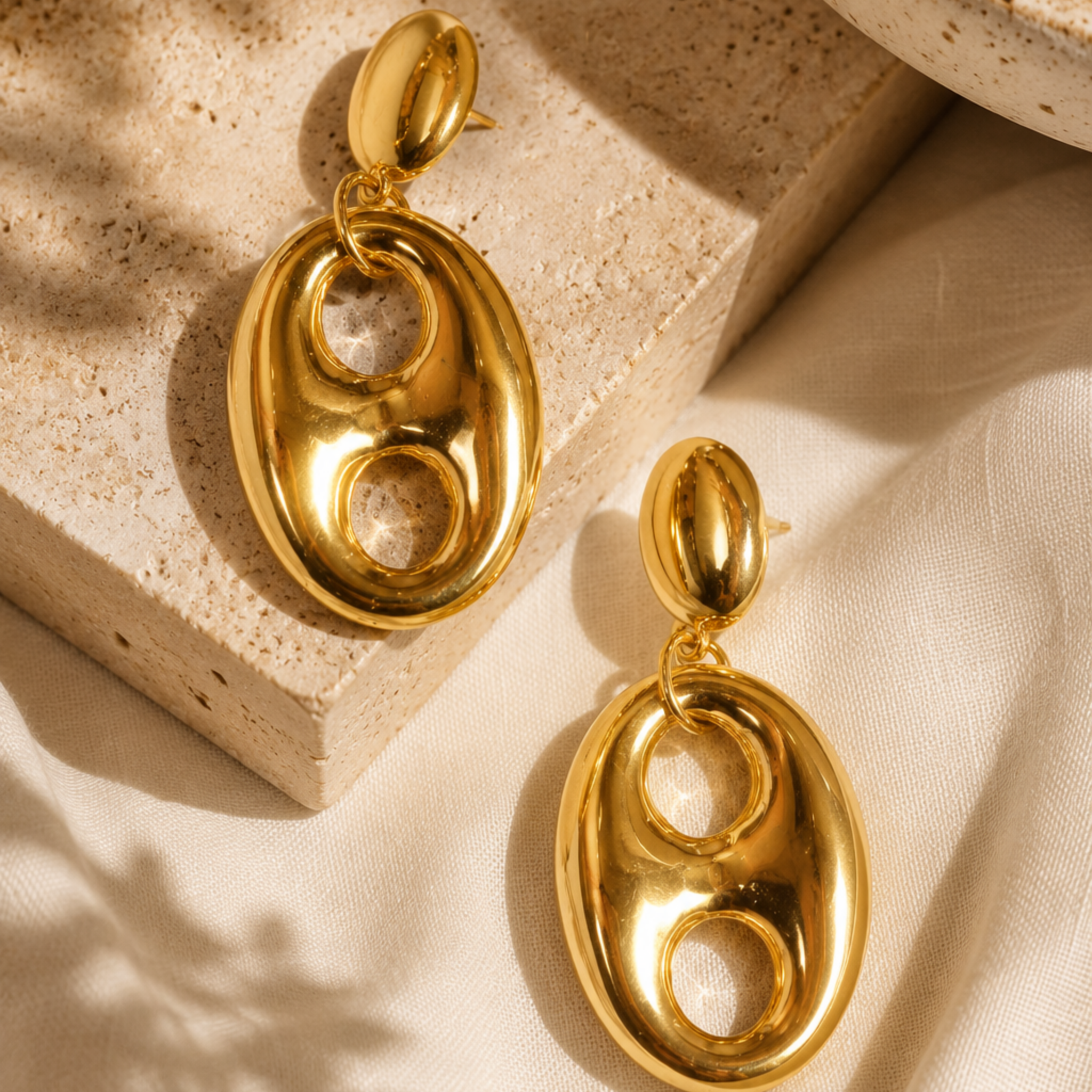 G-link stainless steel earrings