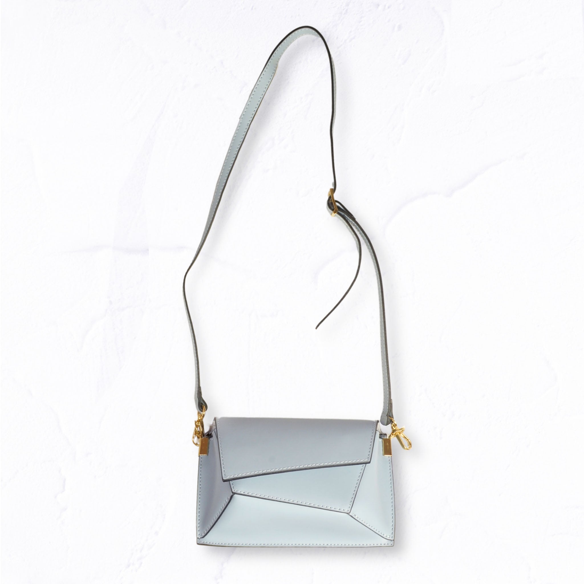 Genuine leather origami bag
