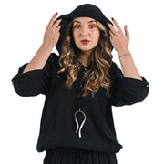 3 Button hooded top