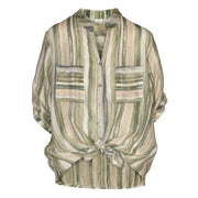 Stripe print shirt