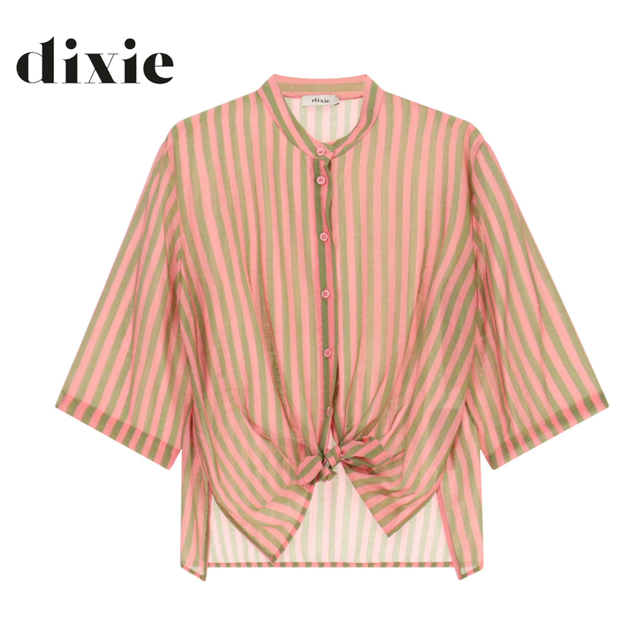 Dixie thin stripe print shirt