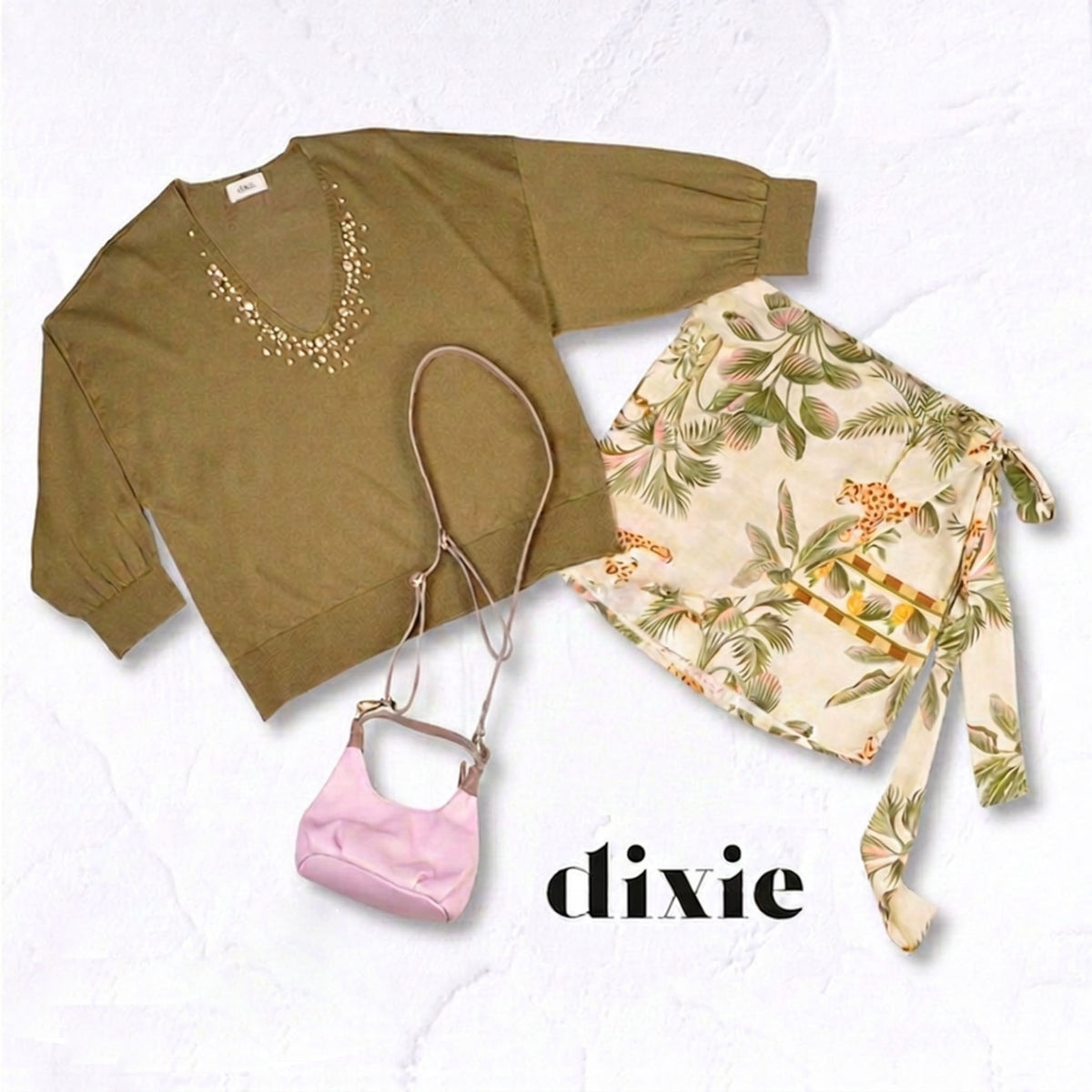 Dixie diamante detail knit top