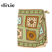 Dixie persian print wrap skirt mini