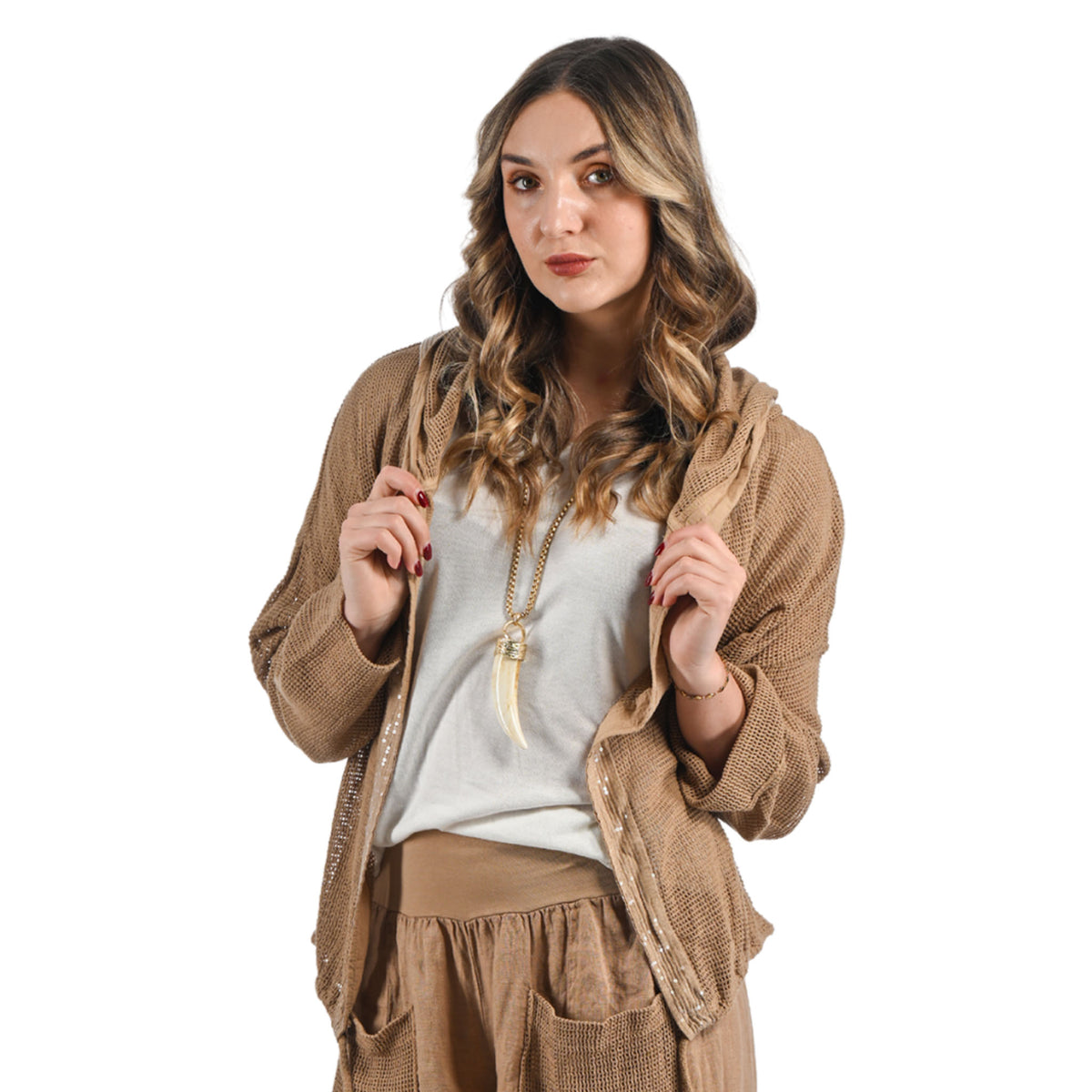 Hooded mesh jacket