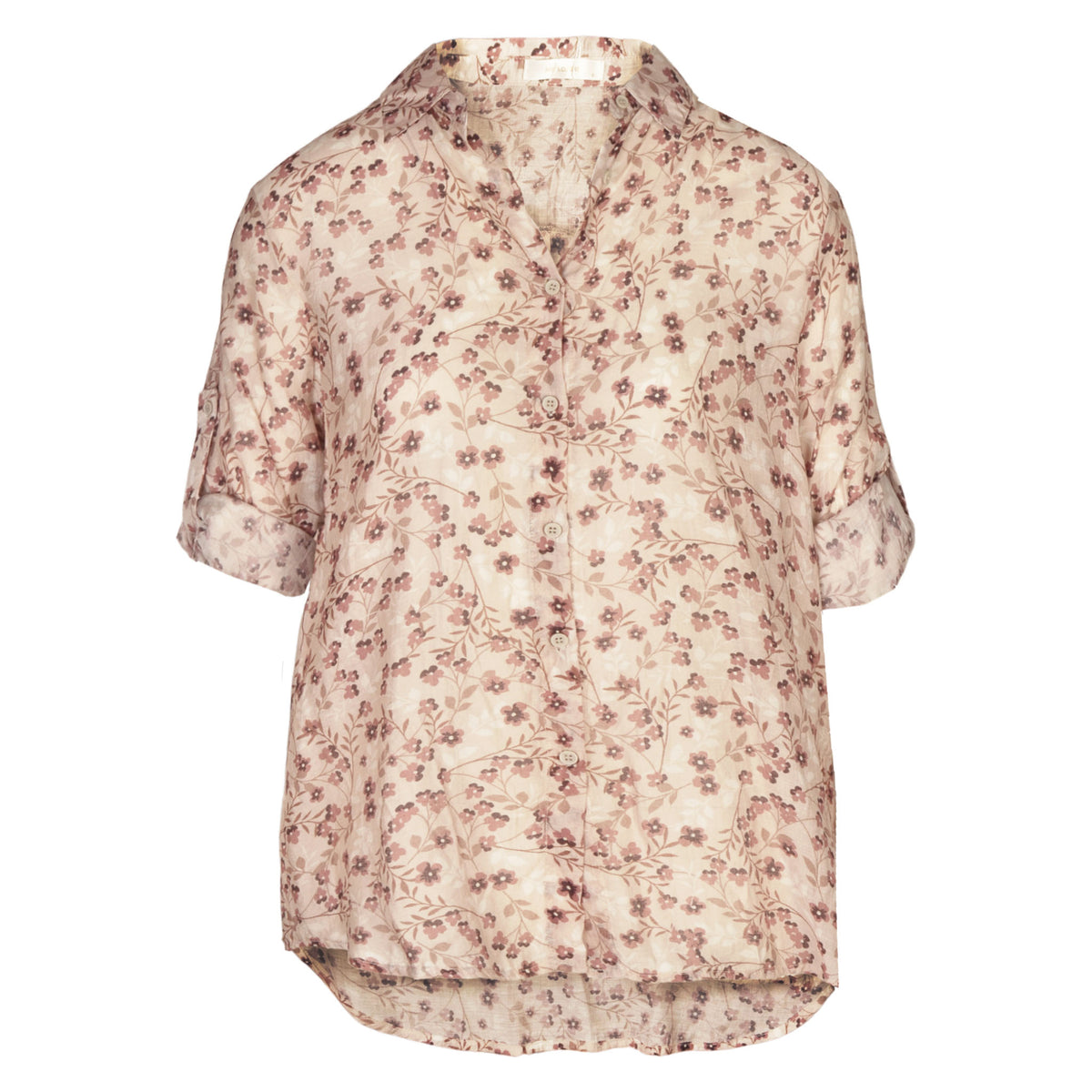 Mini daisy print long shirt