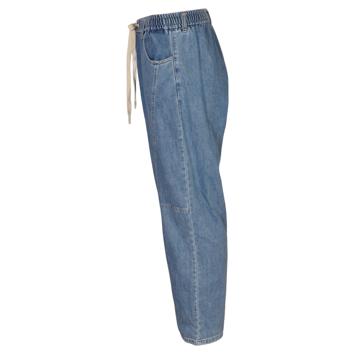 Panel jogger denim pant