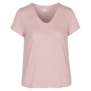 Lurex trim basic knit top