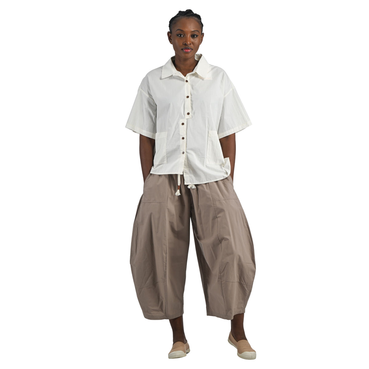 Boxy asymetrical shirt