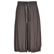 Tuck detail hem wide leg pant