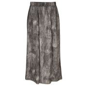 Tie dye check border skirt