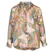Paisley print long shirt