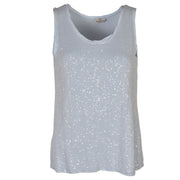 Sequin detail tank top