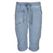 Overdyed zip detail shorts