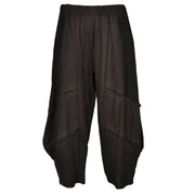 2 Textured linen mix balloon pant