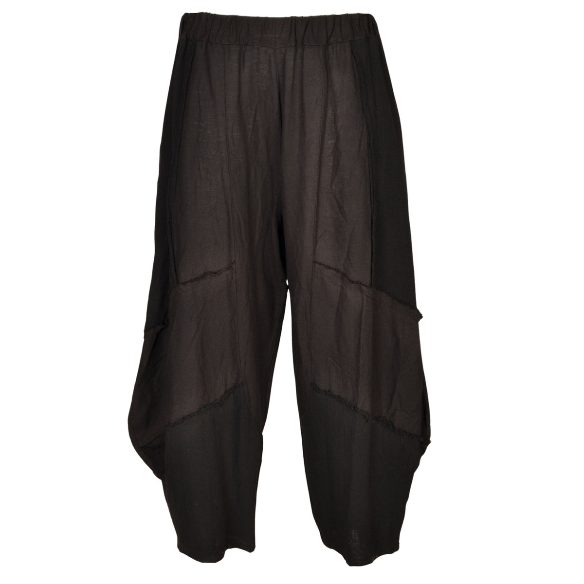 2 Textured linen mix balloon pant