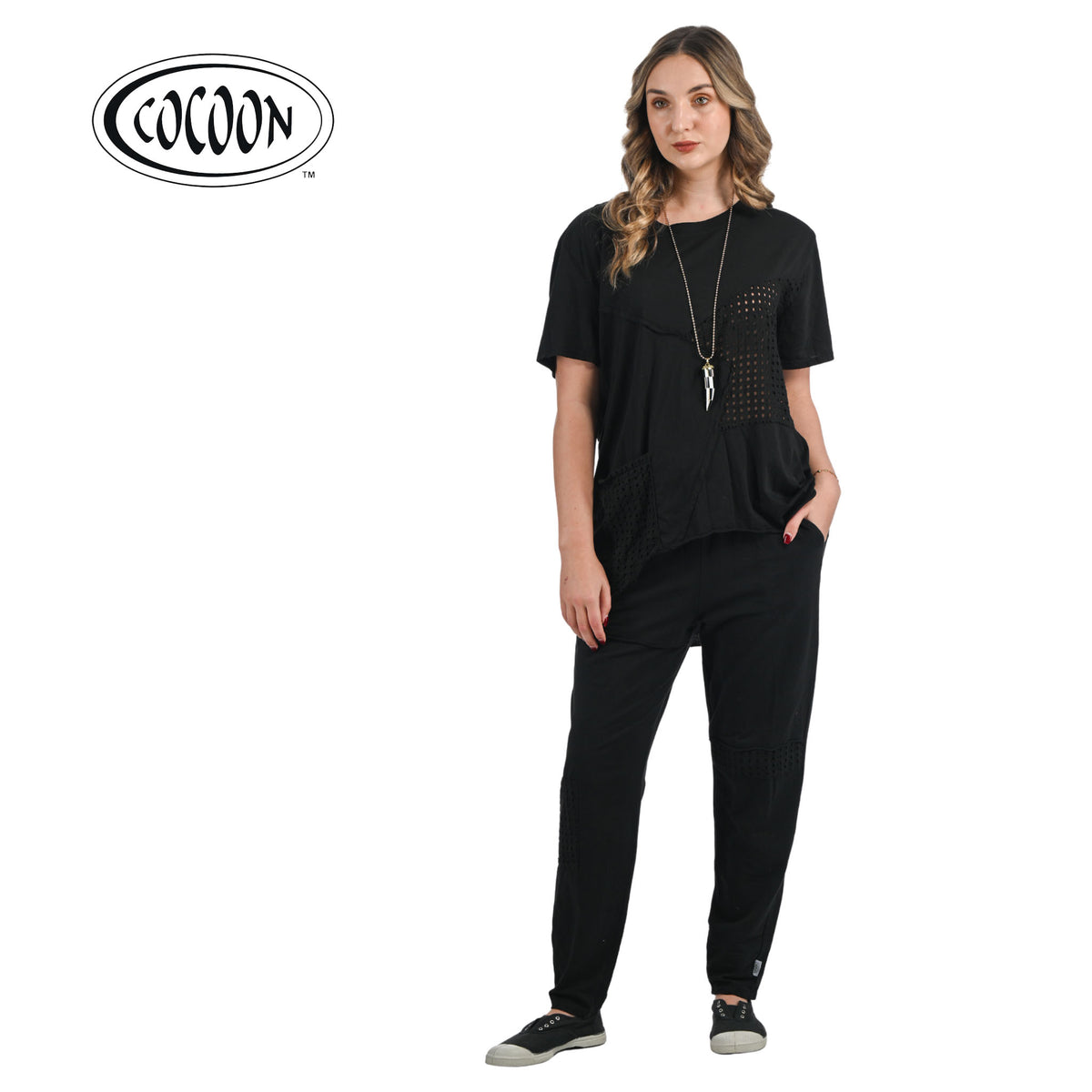 Cocoon anglaise patch t-shirt