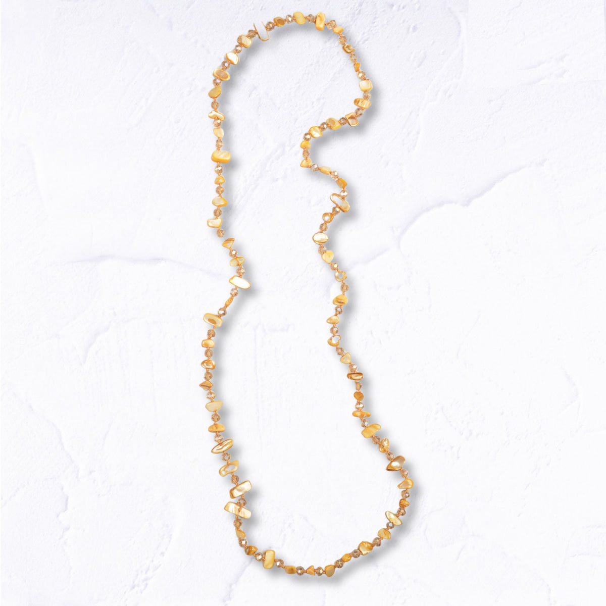 Glass beaded necklace