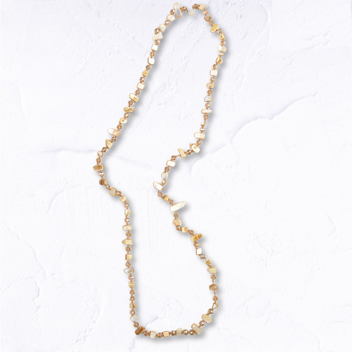 Glass beaded necklace