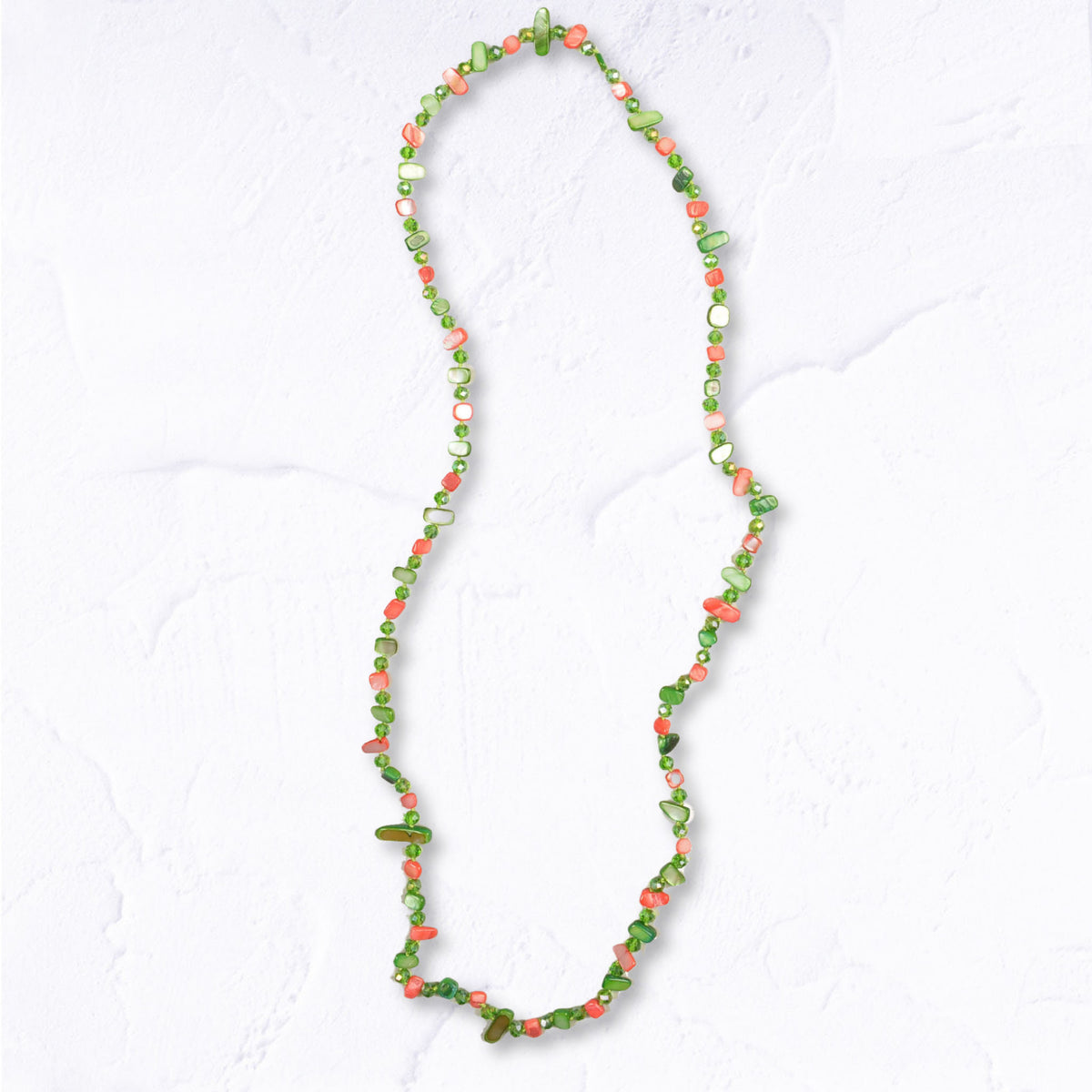 Glass beaded necklace