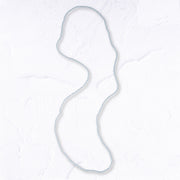 Mini glass bead long necklace