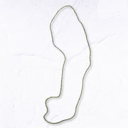 Mini glass bead long necklace