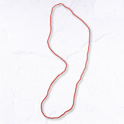 Mini glass bead long necklace