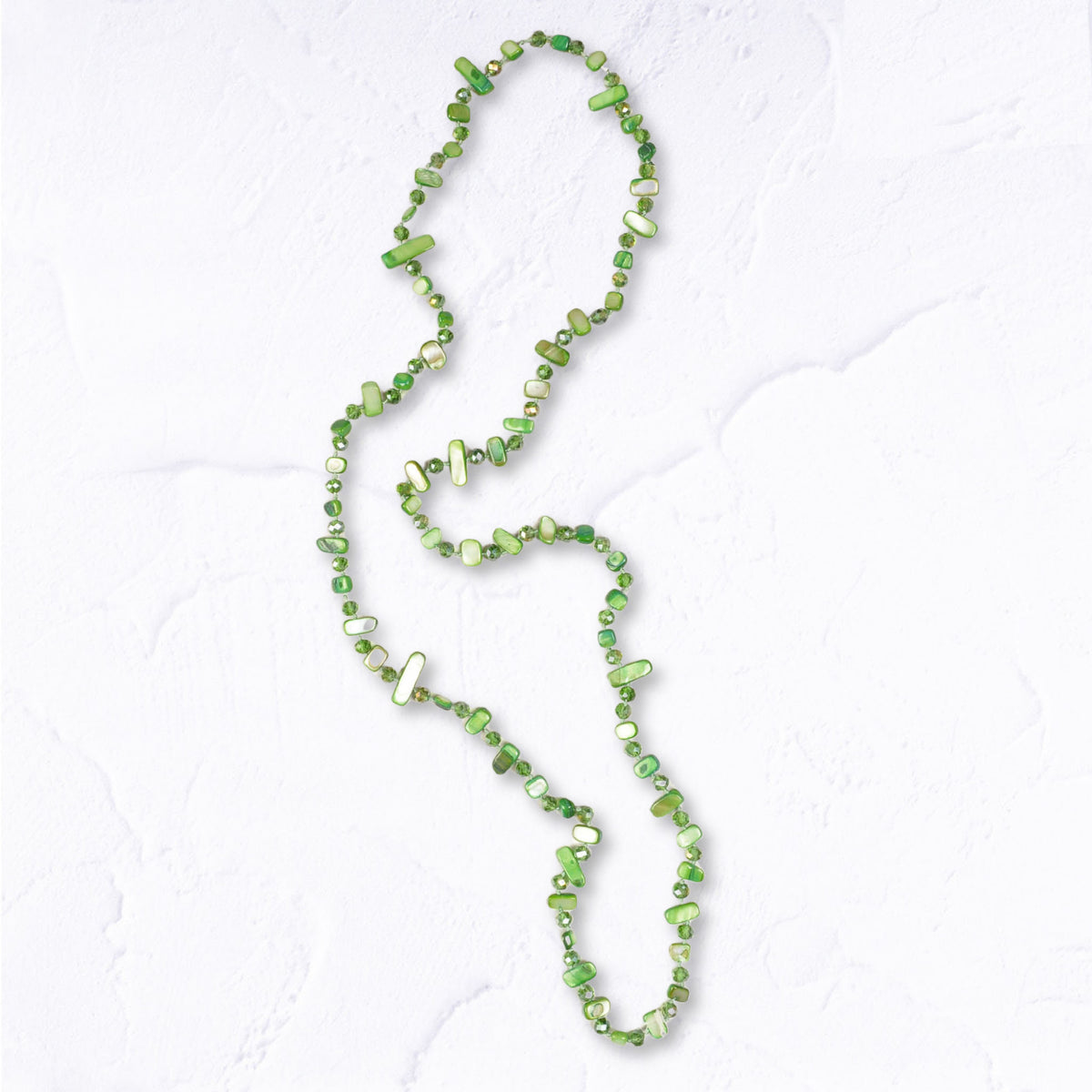 Glass beaded necklace