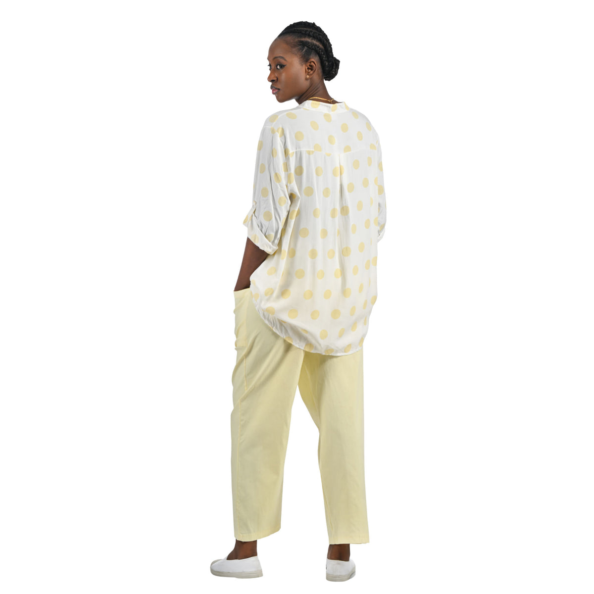Big polka dot shirt