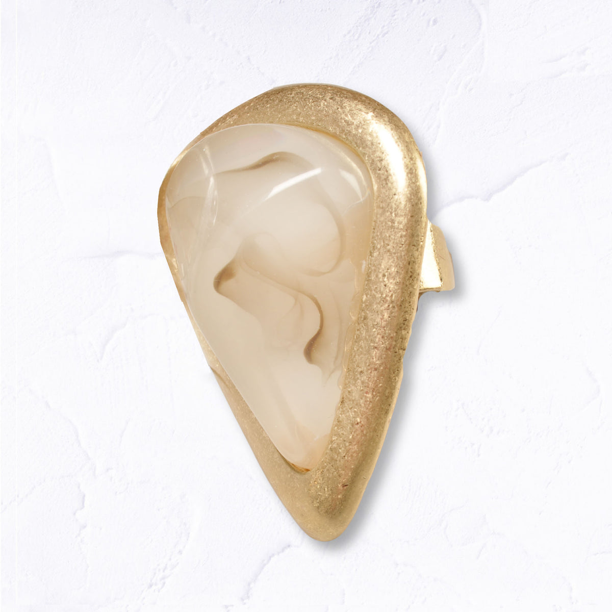 Giant triangle stone ring