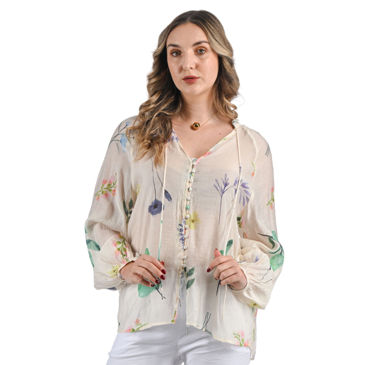 Sprig print shirt