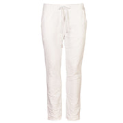 Drawstring basic pants
