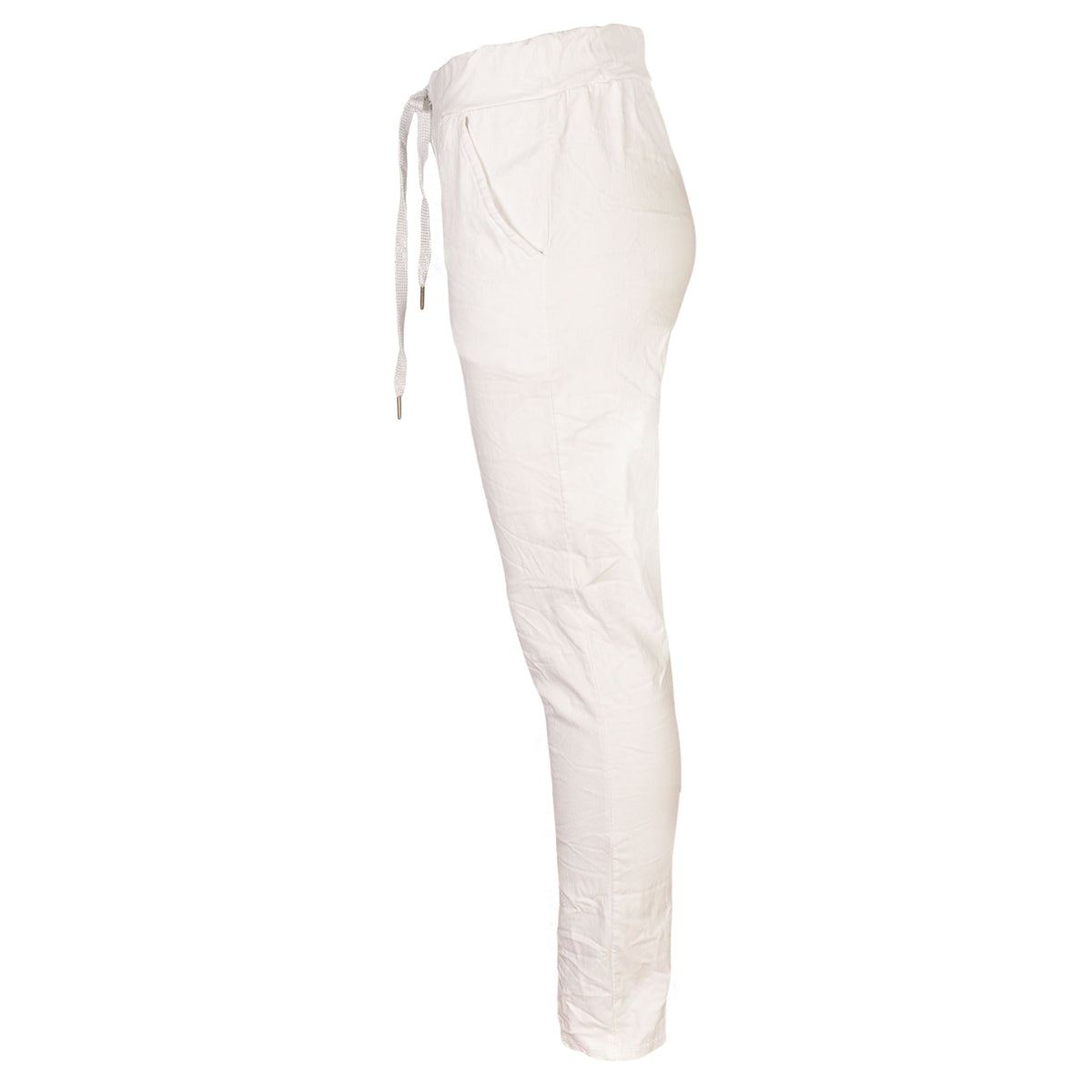 Drawstring basic pants