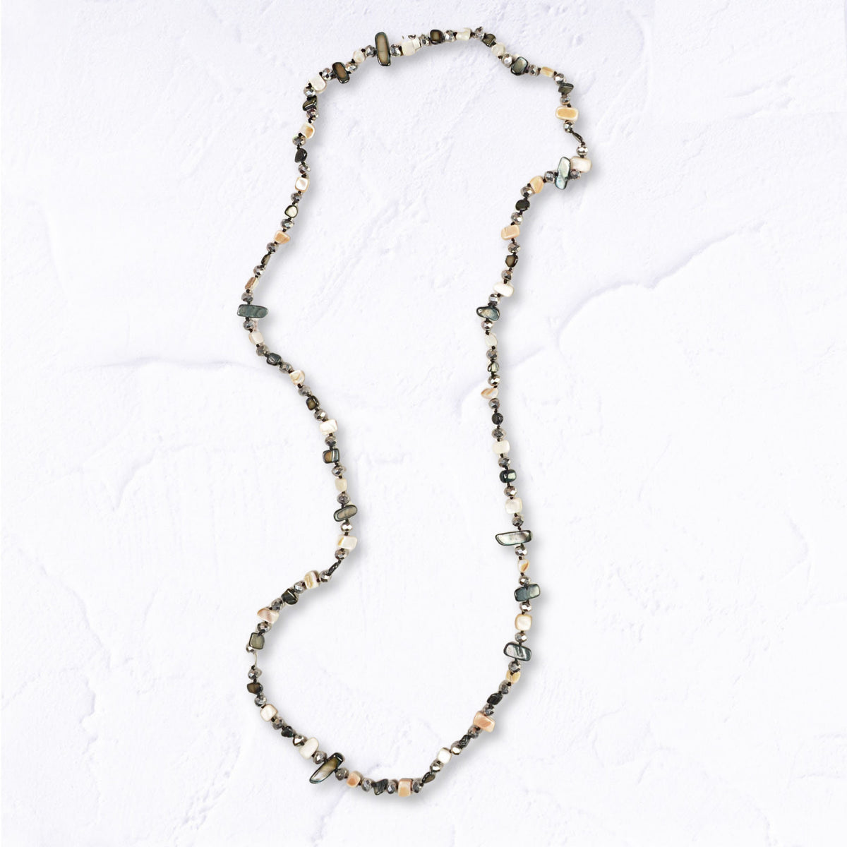 Glass beaded necklace
