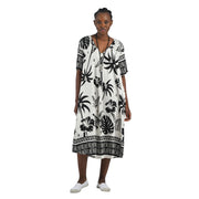 Butterfly palm dress
