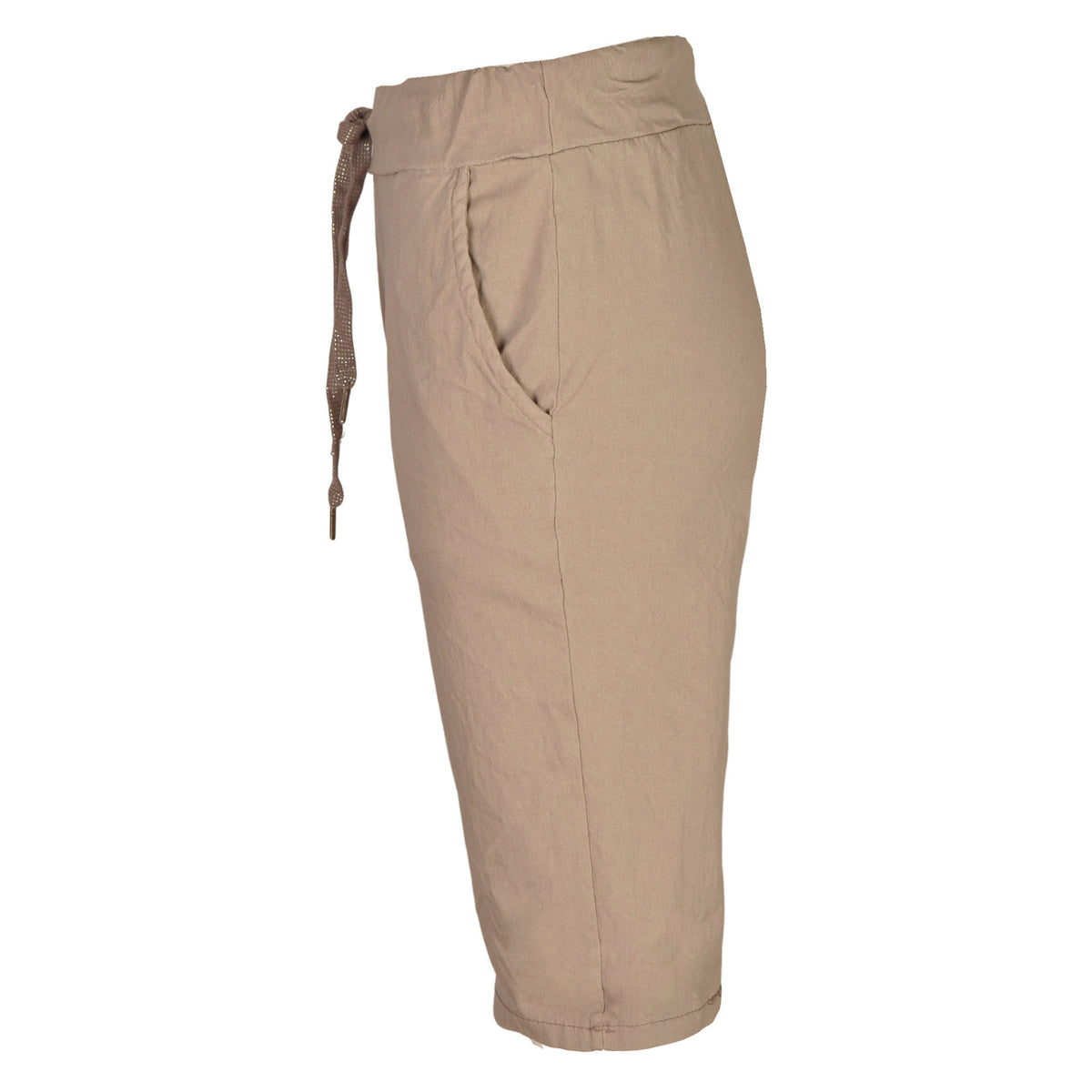 Drawstring basic shorts