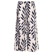 Seaweed print straight leg pants