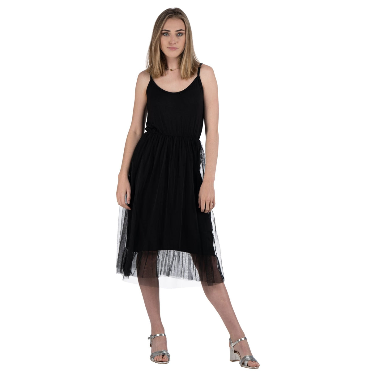 Mesh petticoat dress